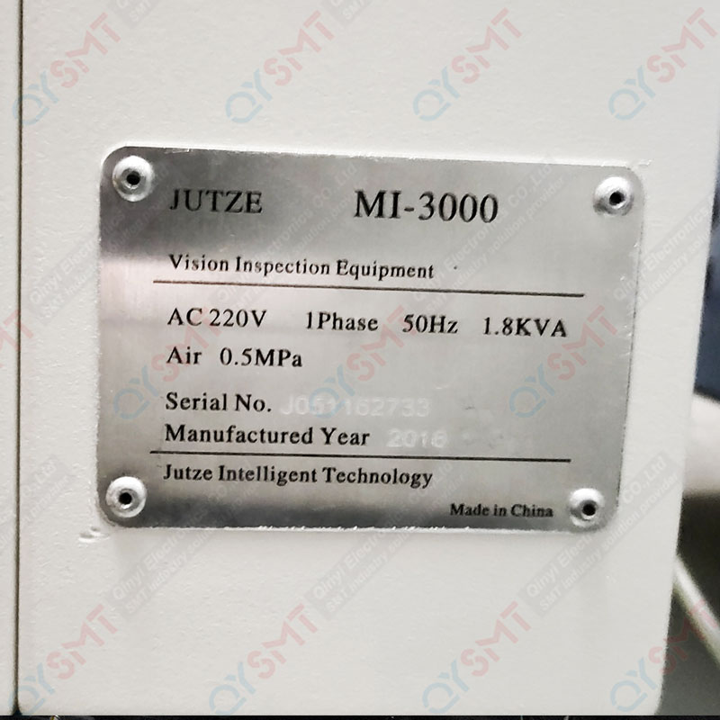Used Equipment/JUTZE /AOI MI-3000 MACHINE/#000139