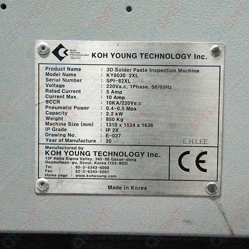 Used Equipment/KOH YONG/SPI KY8030 2XL MACHINE/#000129