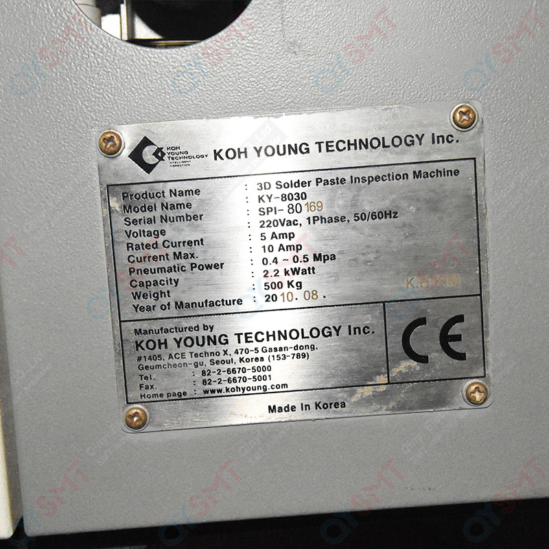 Used Equipment/KOH YONG/SPI KY8030 MACHINE/#000147