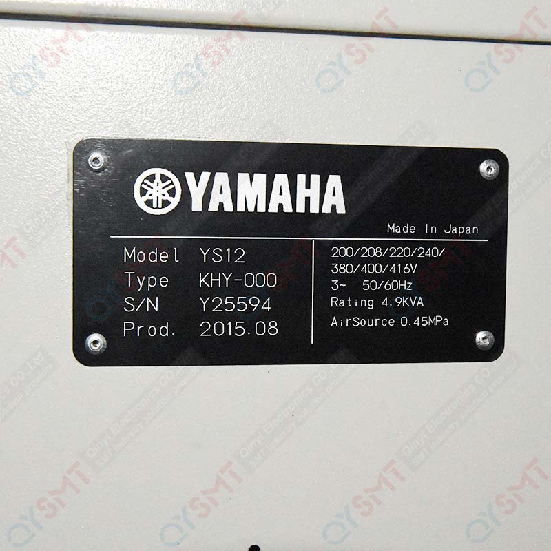 Used Equipment/YAMAHA YS12 Chip Mounter/#000166