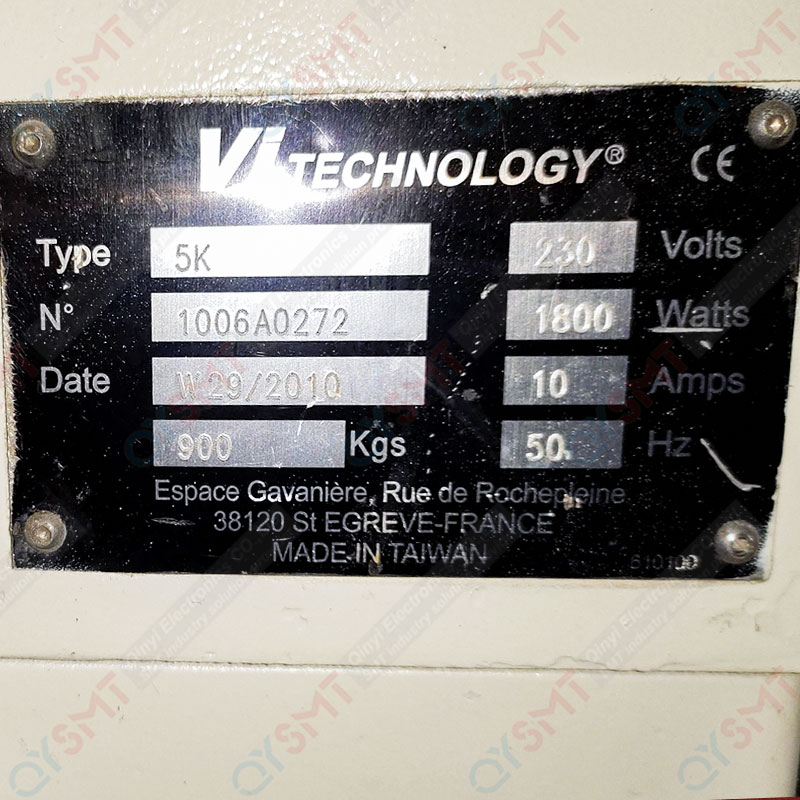 Used Equipment/Vitechnology AOI 5K MACHINE/#000201