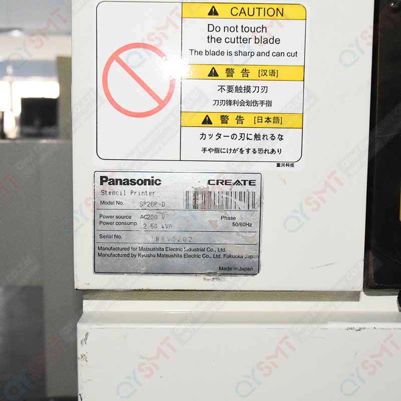 Used Equipment/Panasonic SP28P-D Printing Mounter/#000203