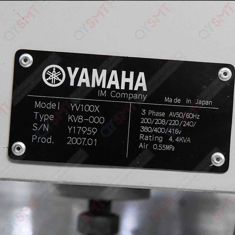 Used Equipment/YAMAHA /YV100X Chip Mounter /#000275