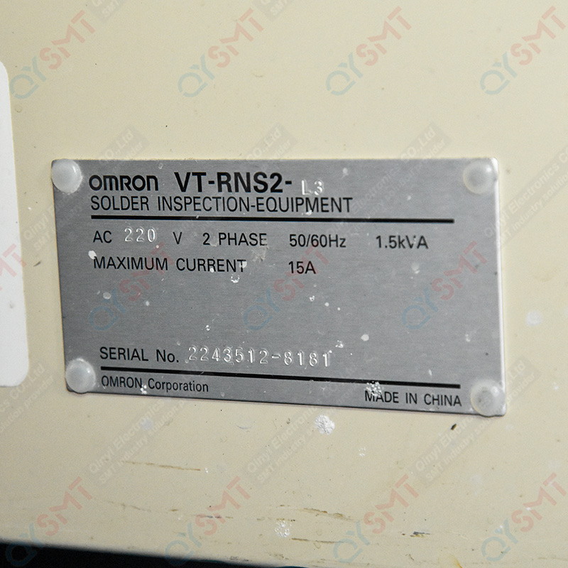 Used Equipment/ OMRON / AOI VT-RNS2-L3 MACHINE/#000299