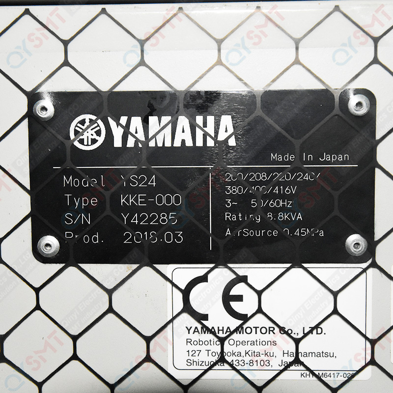 Used Equipment/YAMAHA/ YS24 Chip Mounter /#000311