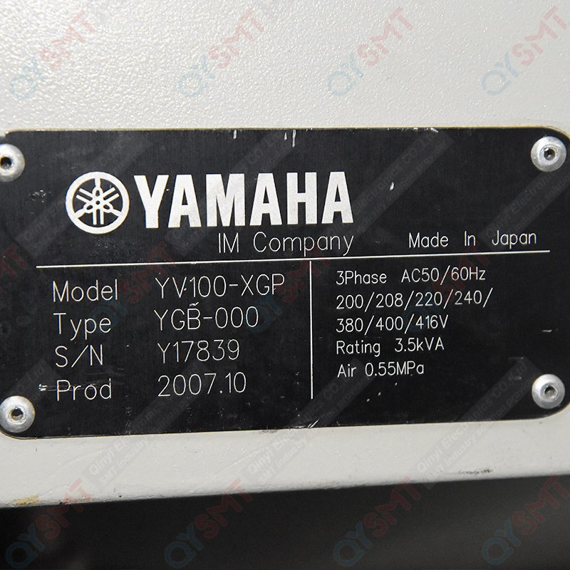 Used Pick and Place Machine/YAMAHA YV100-XGP/YGB-000 Used Chip Mounter/#000416