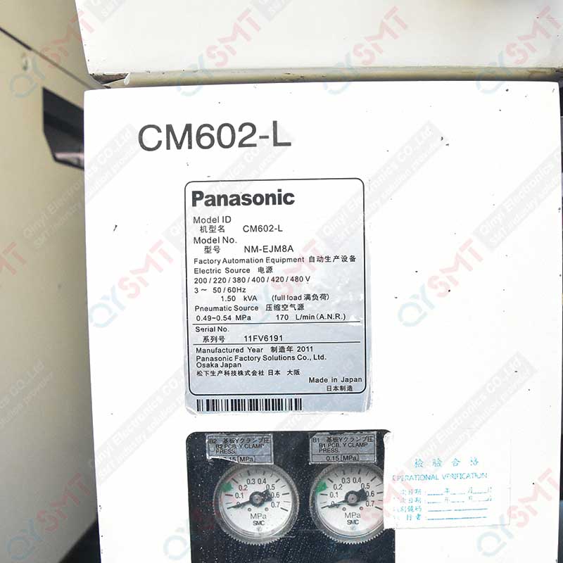 Used Pick and Place Machine/Pansonic CM602-L/NM-WJM8A Used Chip Mounter/#000498