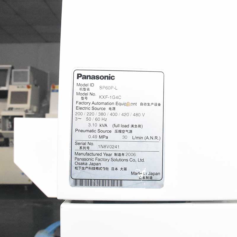 Used Pick and Place Machine/Pansonic SP60P-L/KXF-1G4C Used Chip Mounter/#000496